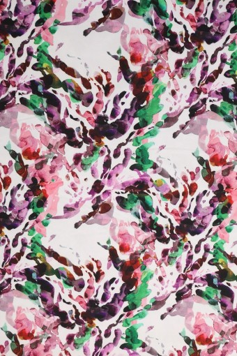 Swiss Cotton Silk Printed (Abstract Design) Swiss Cotton Silk Printed (Abstract Design)