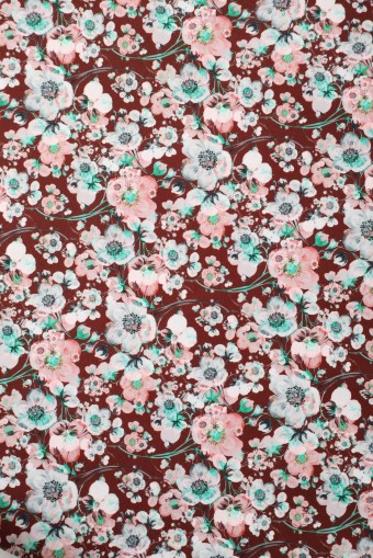 SWISS COTTON PRINTED-FLOWER DESIGN - P/METER SWISS COTTON PRINTED-FLOWER DESIGN - P/METER