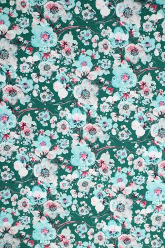 SWISS COTTON PRINTED-FLOWER DESIGN - P/METER SWISS COTTON PRINTED-FLOWER DESIGN - P/METER