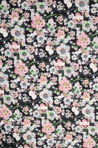 SWISS COTTON PRINTED-FLOWER DESIGN - P/METER SWISS COTTON PRINTED-FLOWER DESIGN - P/METER