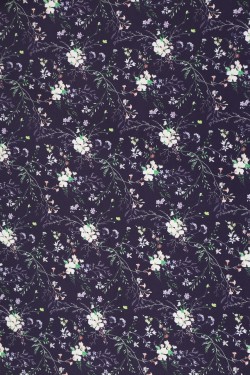 SWISS COTTON PRINTED-FLOWER DESIGN - P/METER