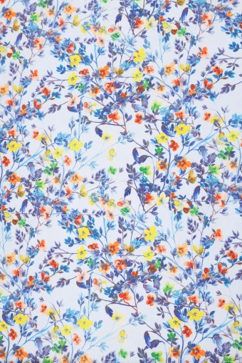SWISS COTTON PRINTED-FLOWER DESIGN - P/METER SWISS COTTON PRINTED-FLOWER DESIGN - P/METER