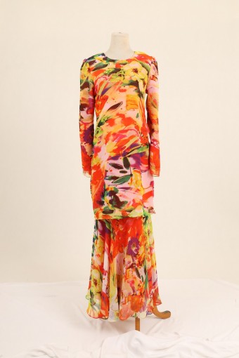 BAJU KURUNG ROYAL AALIA SILKY CHIFFON BAJU KURUNG ROYAL AALIA SILKY CHIFFON