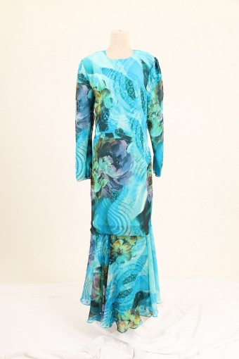 BAJU KURUNG ROYAL AALIA SILKY CHIFFON BAJU KURUNG ROYAL AALIA SILKY CHIFFON