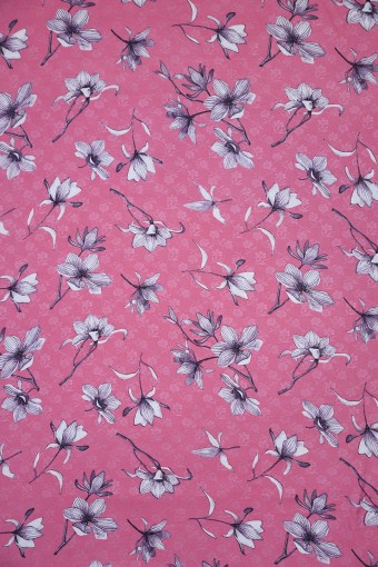 Washable Jacquard Crepe (Digital Printed) Per Meter