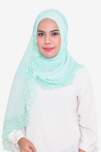 Lissa Lace Pleated Shawl Lissa Lace Pleated Shawl