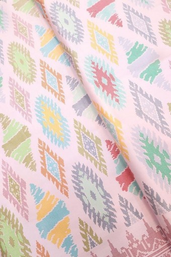 Swiss Cotton Silk Printed (Songket Design) Swiss Cotton Silk Printed (Songket Design)