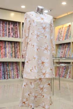 BAJU KURUNG LEONARD PRINTED