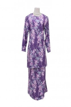 BAJU KURUNG LEONARD PRINTED