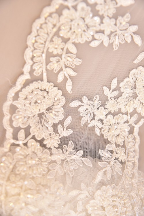 BORDER LACE BEADED