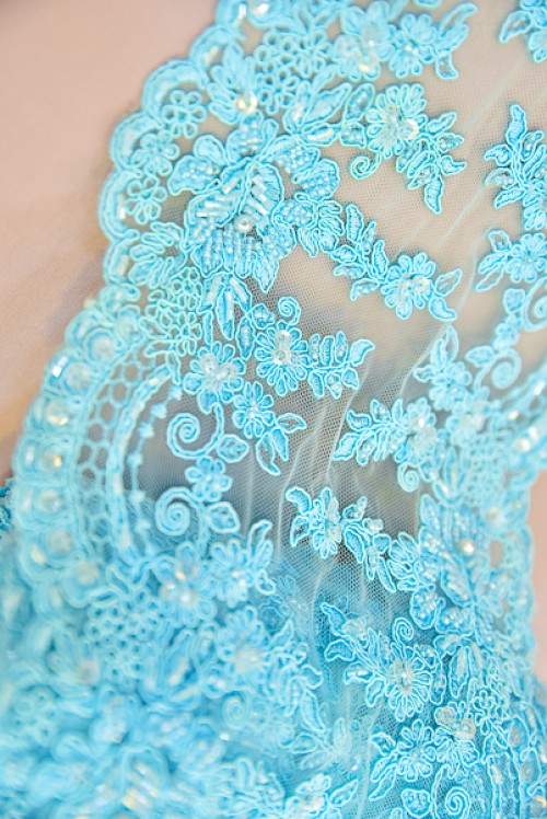 BORDER LACE BEADED